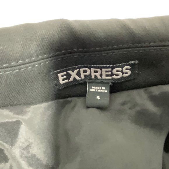 Express Black Blazer 3/4 Sleeves - Size 4 - Picture 10 of 11